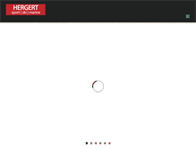 Tablet Screenshot of hergertsports.com